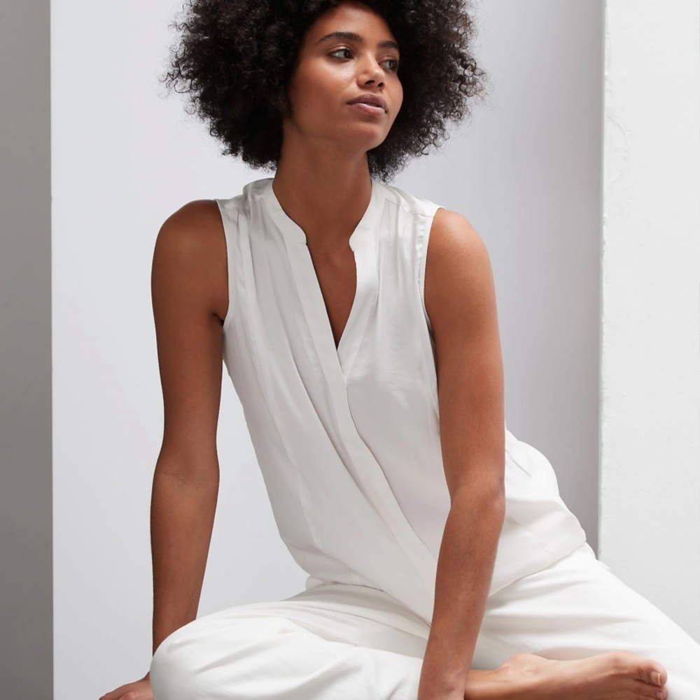 Banana Republic Sleeveless Sheer Top